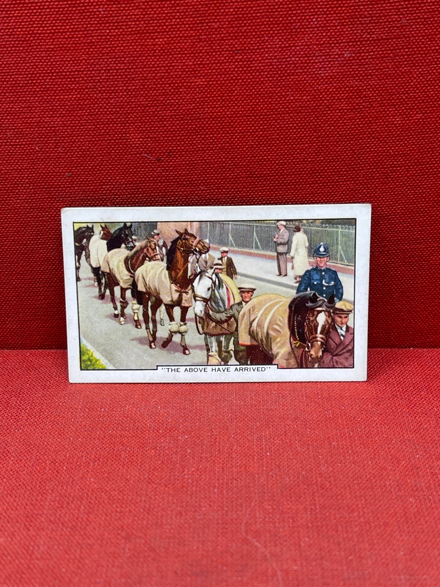 Gallaher Ltd Racing Scenes Series 48  Cigarette Cards 1938