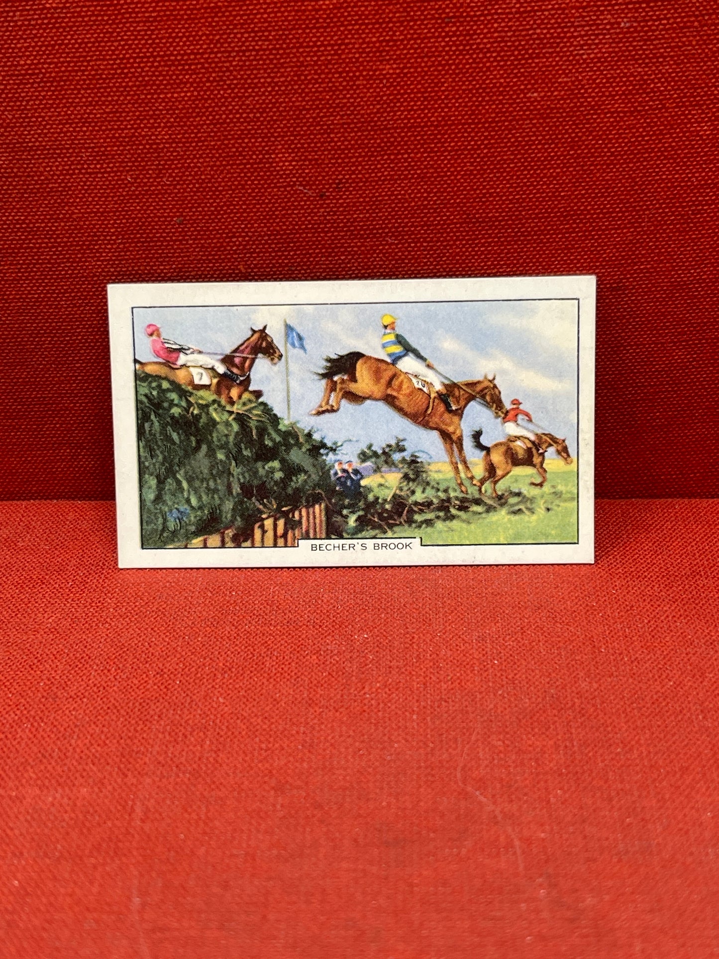 Gallaher Ltd Racing Scenes Series 48  Cigarette Cards 1938