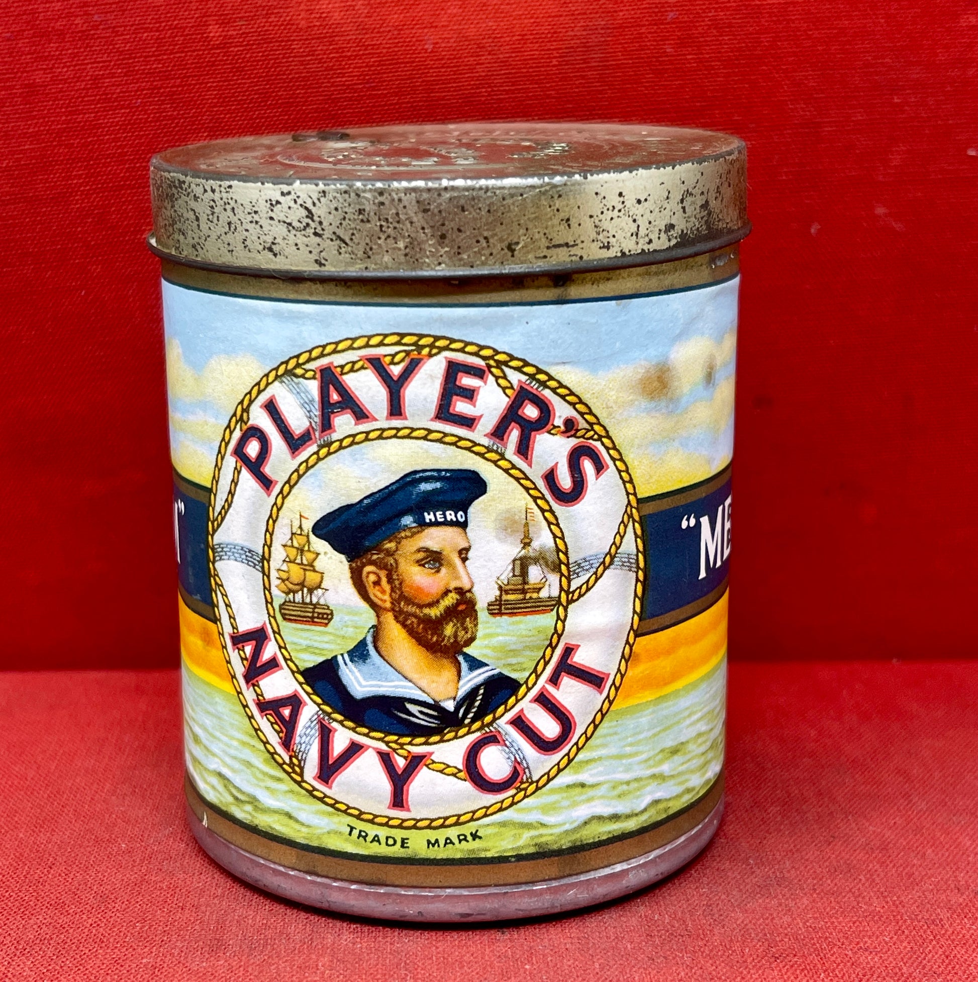 Tin of 50 Player's Navy Cut Medium Cigarettes, Unopened