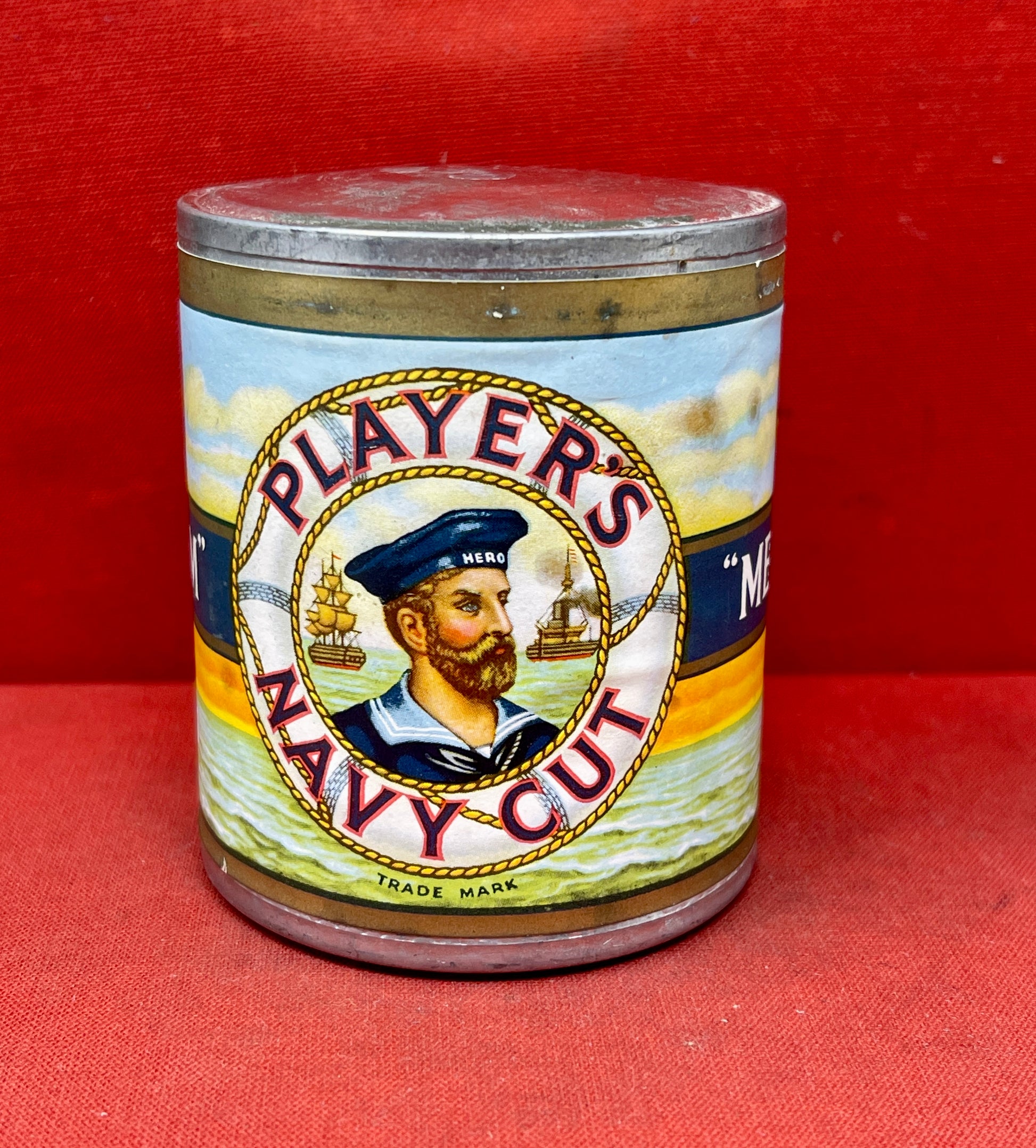 Tin of 50 Player's Navy Cut Medium Cigarettes, Unopened
