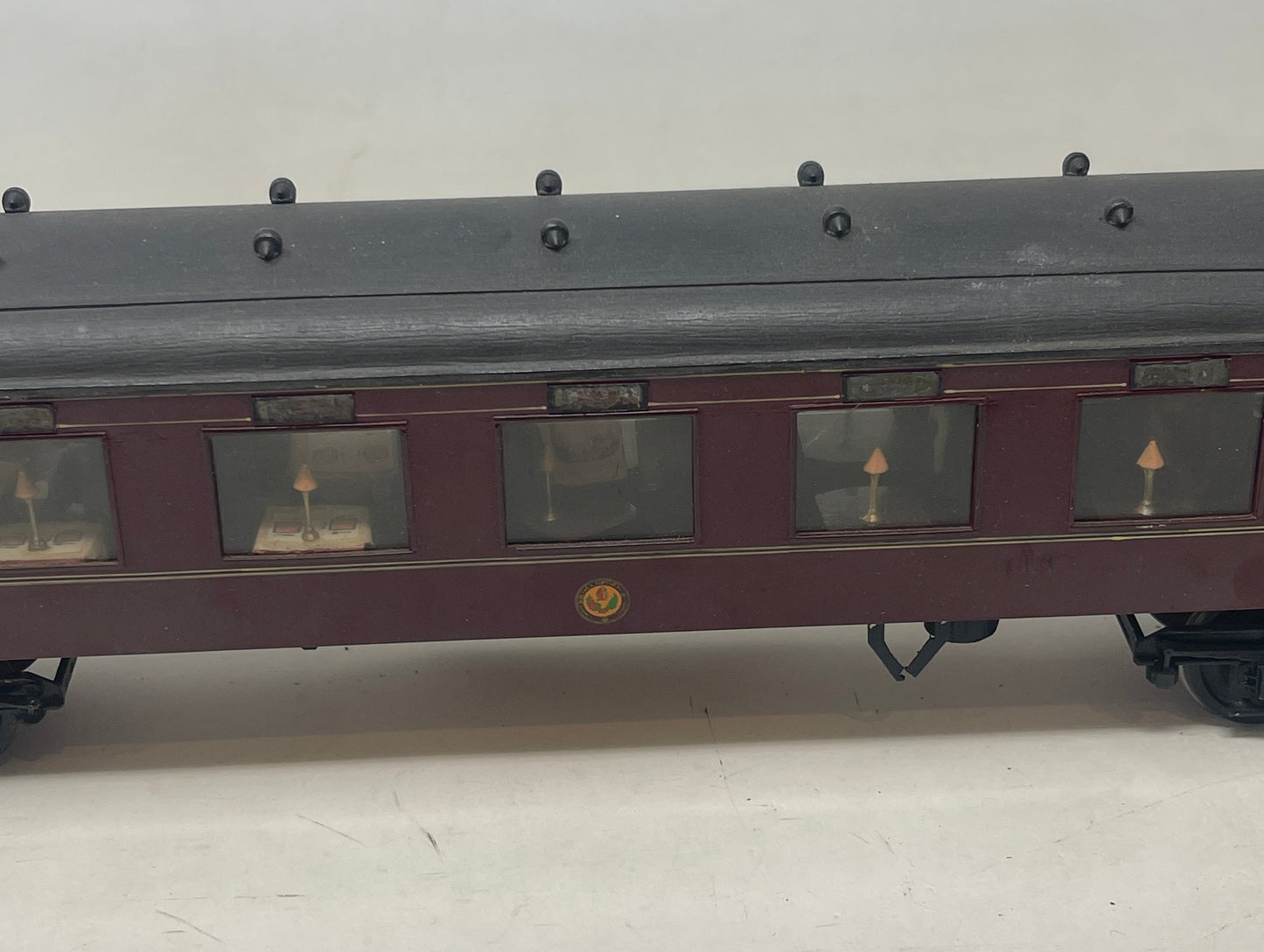  0 Gauge LMS Maroon Stanier 3rd Coach 