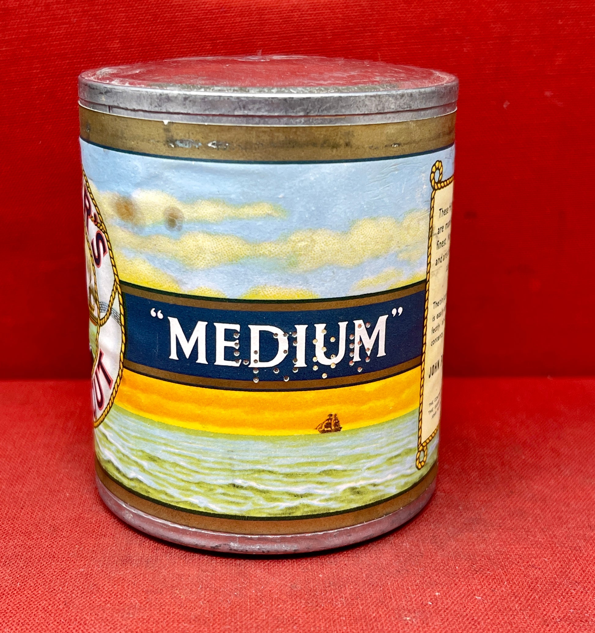 Tin of 50 Player's Navy Cut Medium Cigarettes, Unopened
