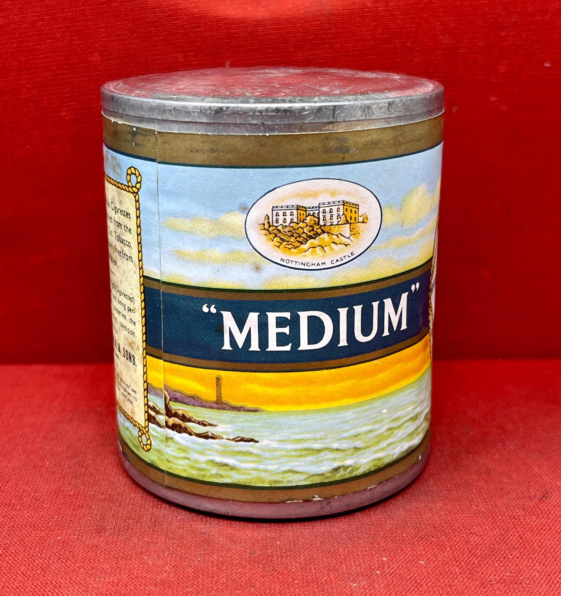 Tin of 50 Player's Navy Cut Medium Cigarettes, Unopened