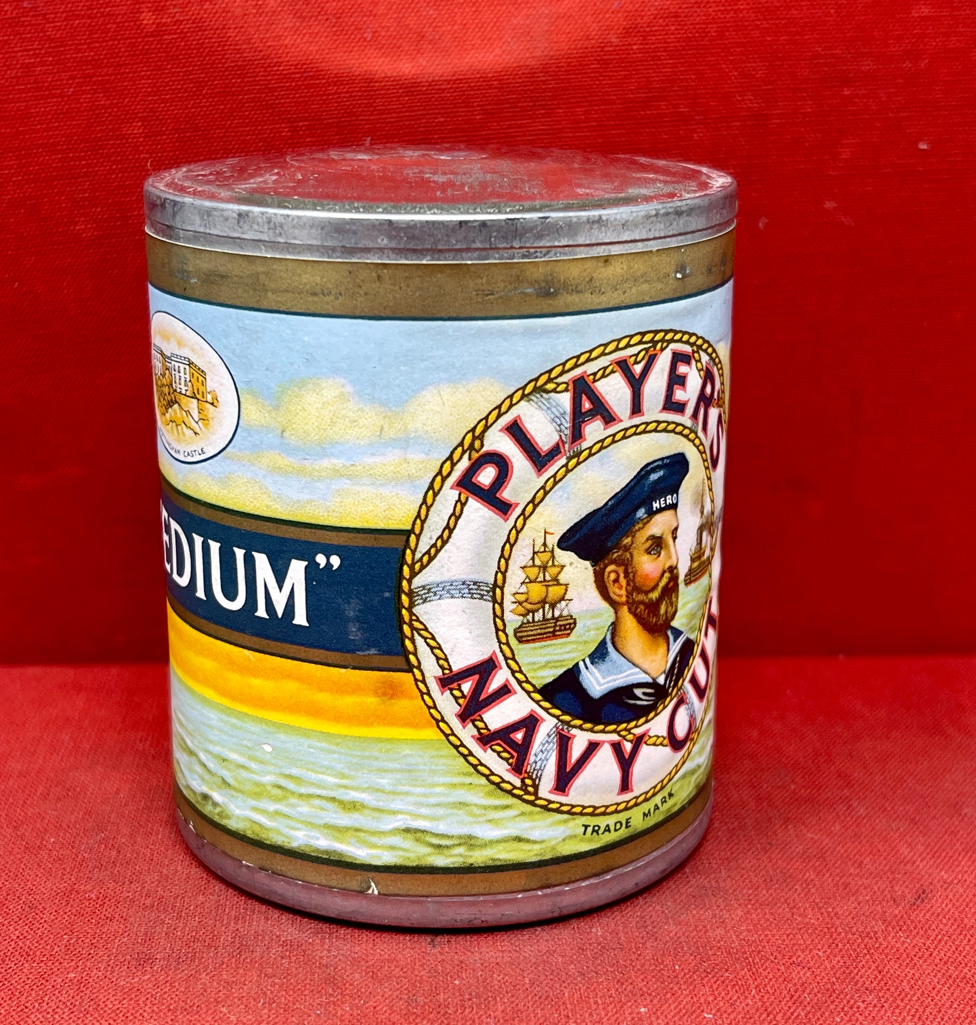 Tin of 50 Player's Navy Cut Medium Cigarettes, Unopened