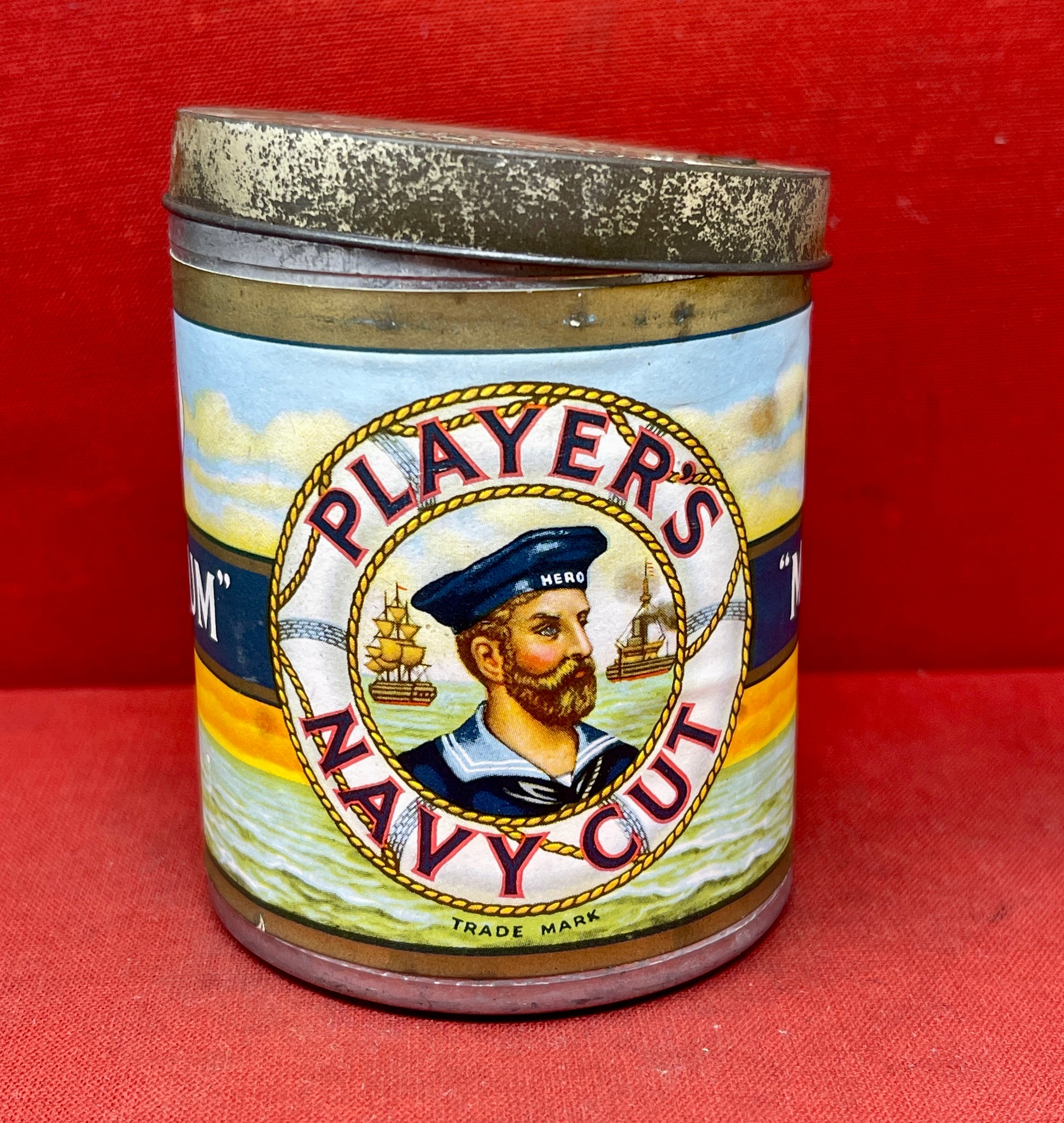 Tin of 50 Player's Navy Cut Medium Cigarettes, Unopened