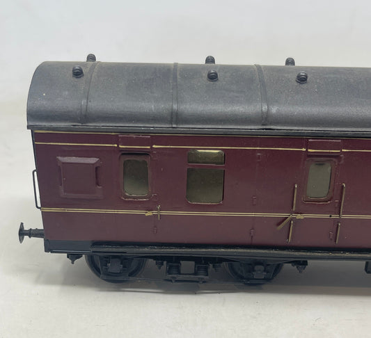 0 Gauge LMS Maroon Stanier D`3rd Coach