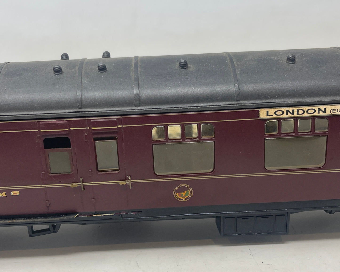 0 Gauge LMS Maroon Stanier D`3rd Coach