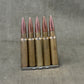 5 × INERT 7.92×57mm Rounds on Original Stripper Clip — Deactivated Display Set