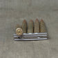 5 × INERT 7.92×57mm Rounds on Original Stripper Clip — Deactivated Display Set