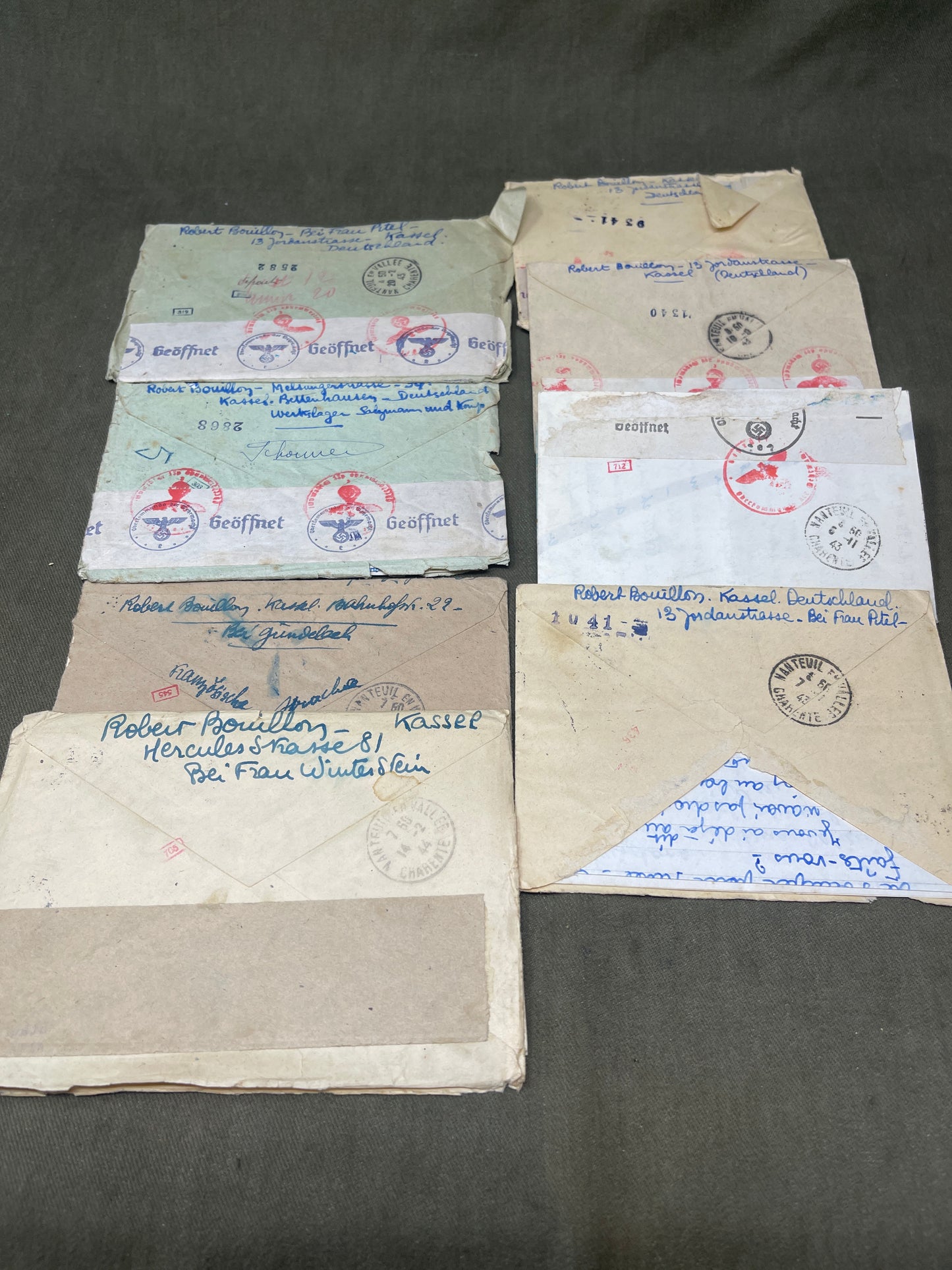 Military Ephemera, Correspondance from Germany to France