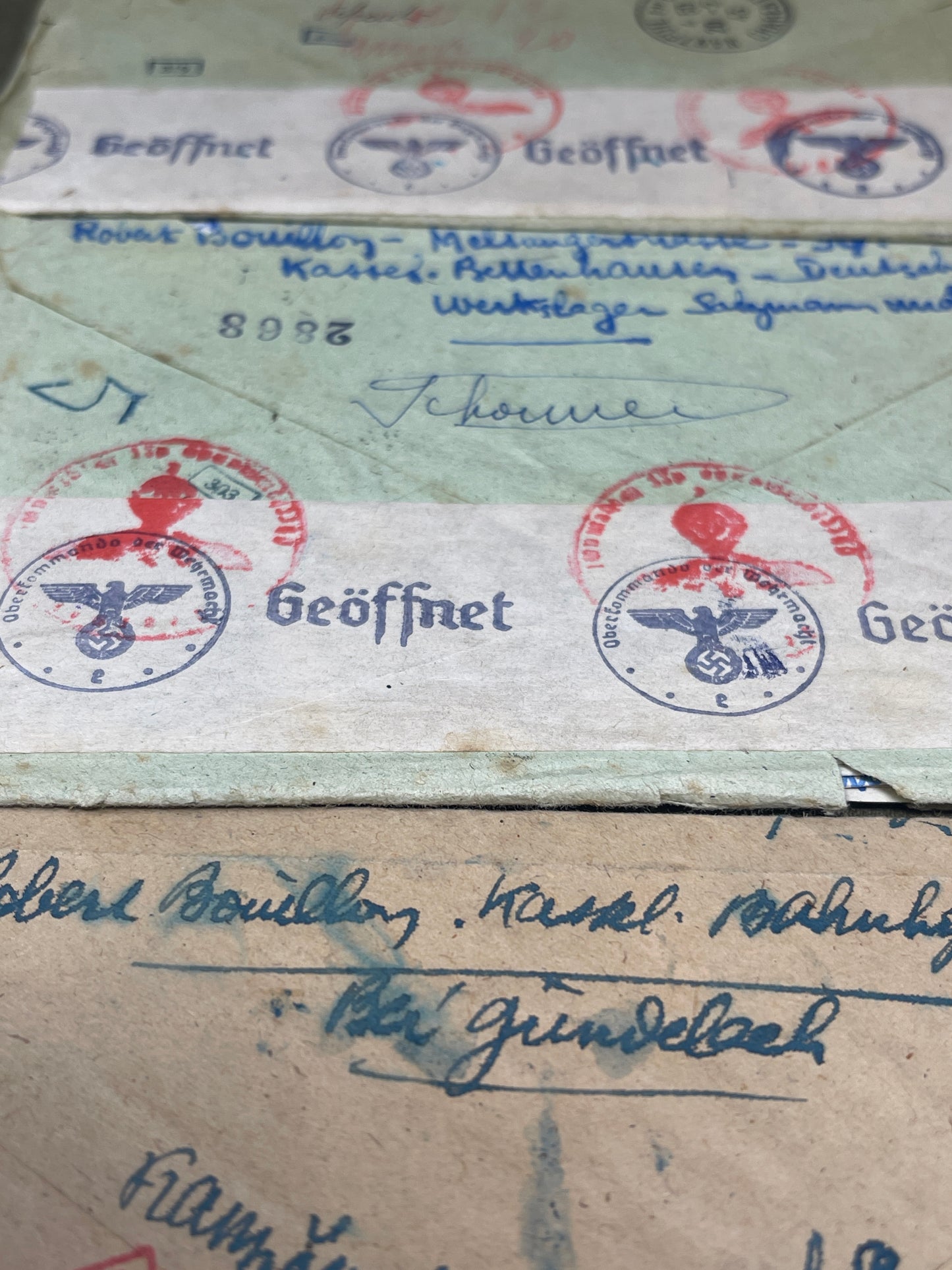 Military Ephemera, Correspondance from Germany to France