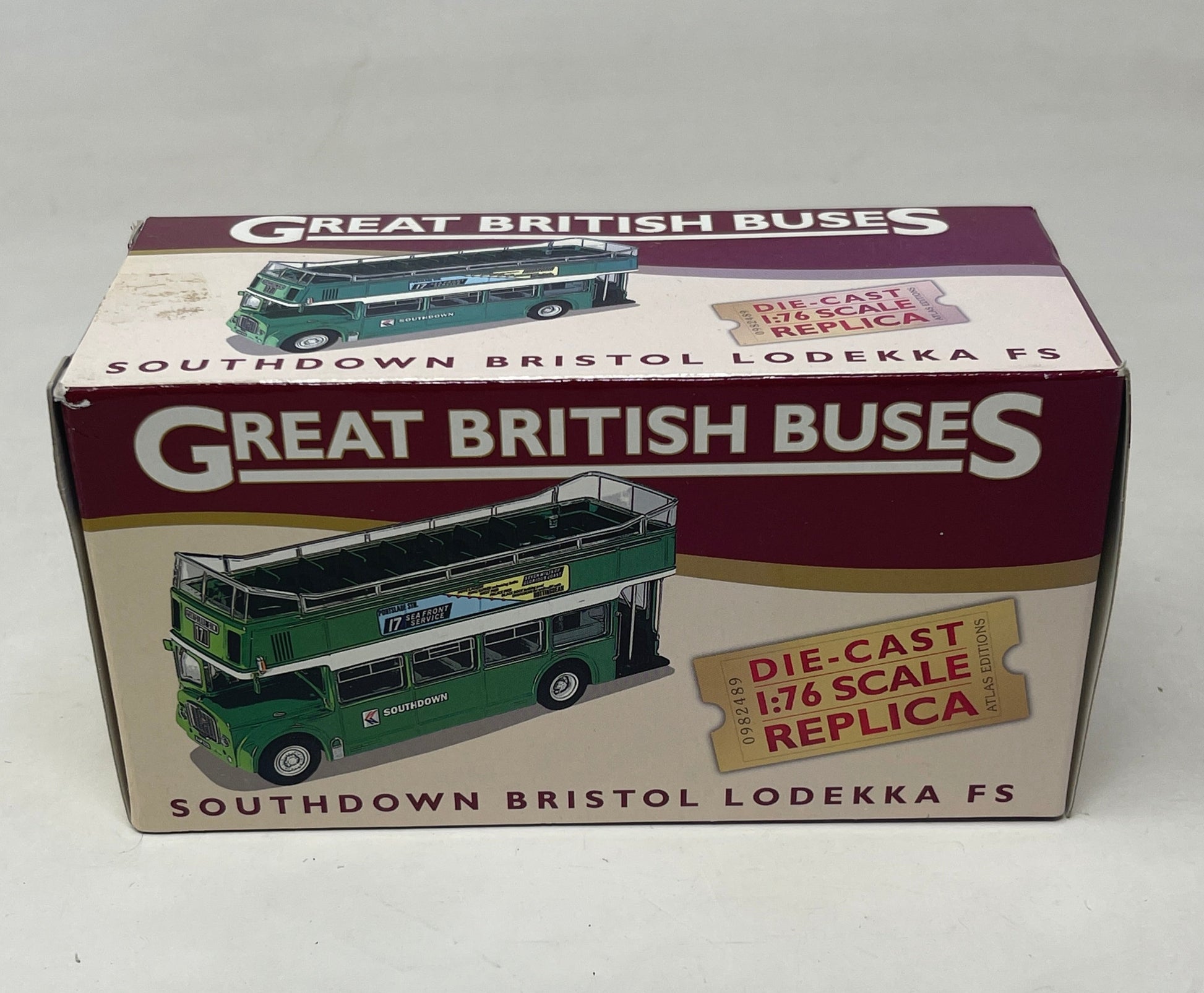 Die Cast 1:76 Scale Southdown Bristol Lodekka FS