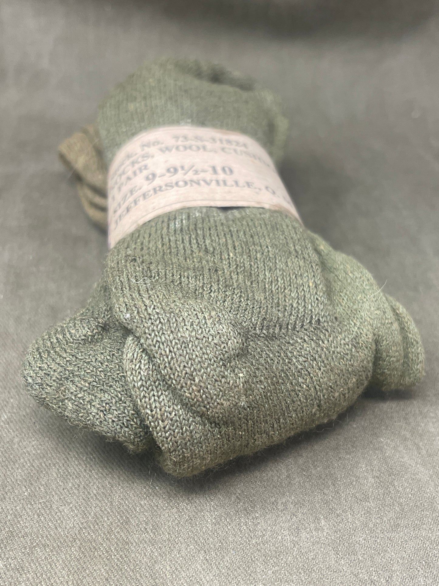 Original US ARMY WW2 boots socks size 9-9.5-10 socks wool 1943 Dated