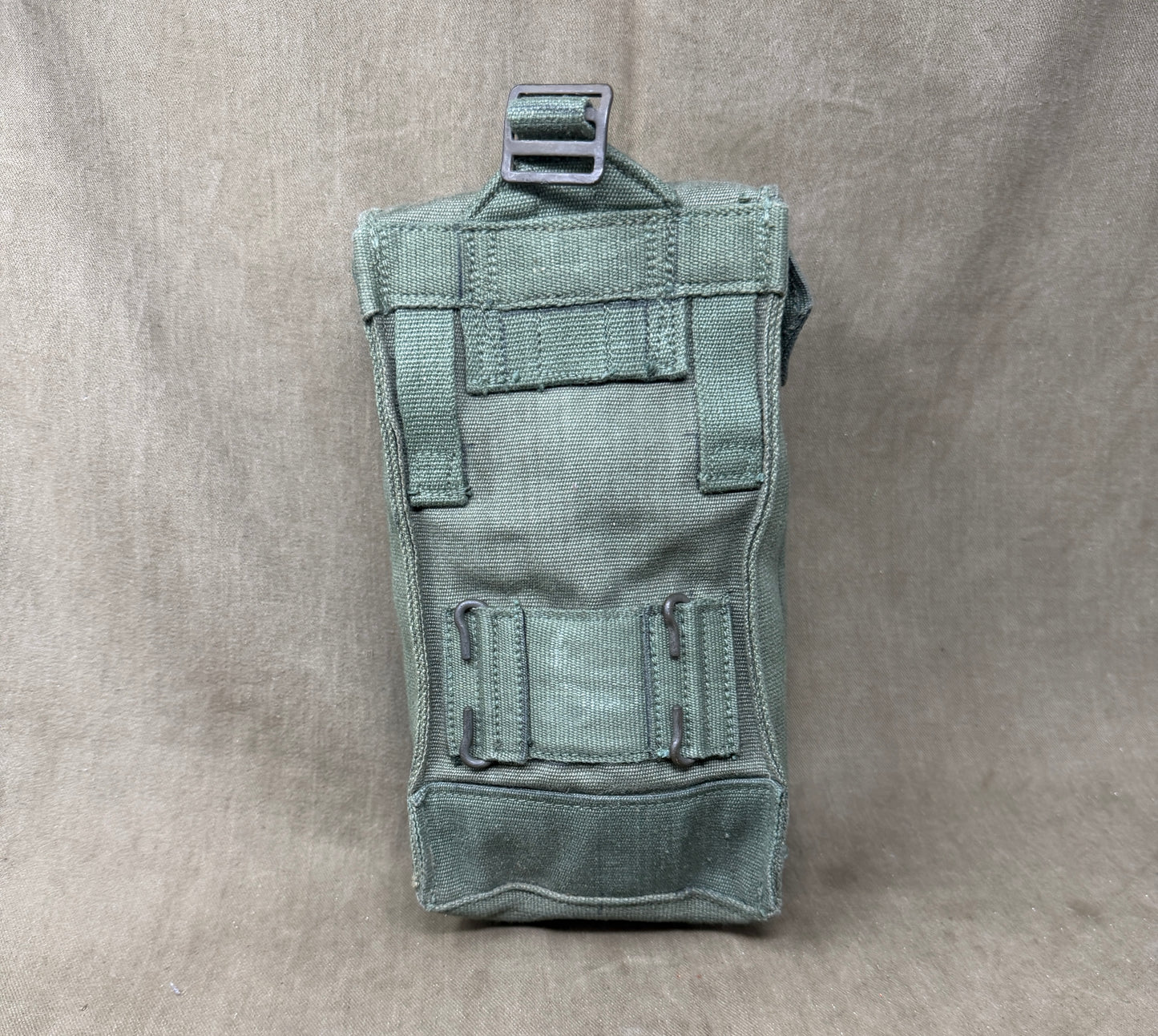 Original British Army 1944 Pattern Webbing Ammunition Pouch (Right Hand) – Dated 1945 – Unissued (Copy)