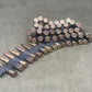 WWII Wehrmacht 50 x Inert 7.92mm MG34/MG42 Belt – Stamped, Belgian-Sourced, Rare Headstamps
