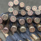 WWII Wehrmacht 50 x Inert 7.92mm MG34/MG42 Belt – Stamped, Belgian-Sourced, Rare Headstamps
