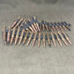 WWII Wehrmacht 50 x Inert 7.92mm MG34/MG42 Belt – Stamped, Belgian-Sourced, Rare Headstamps