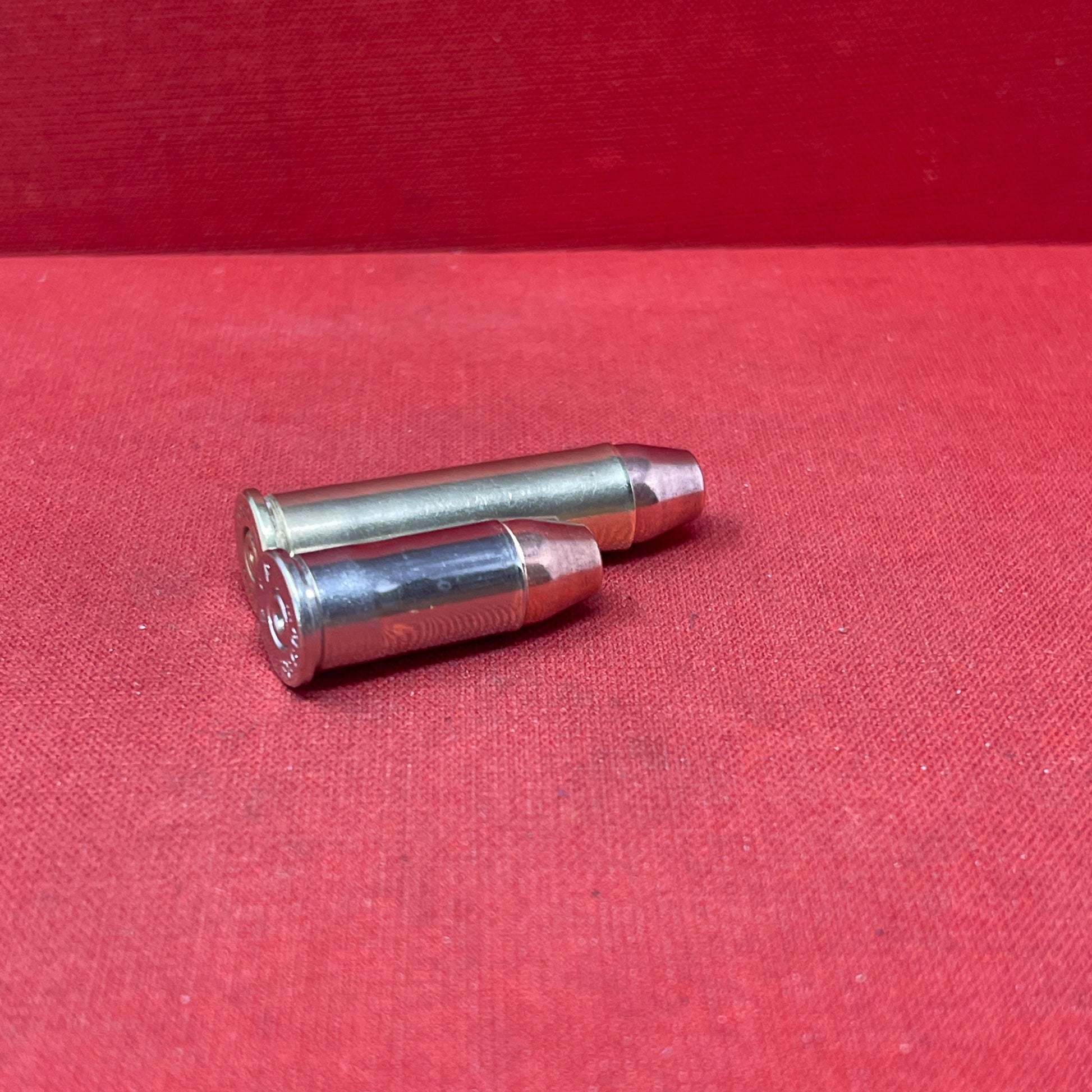 The inert .38 Special bullet typically consists of a cartridge case, primer pocket, and bullet. However, these components are inert and non-functional. The cartridge case is often made of brass or another material commonly used for live ammunition. The primer pocket may appear to contain a primer, but it is typically sealed or empty. The bullet is usually a solid piece of metal or plastic and does not contain any gunpowder or propellant.