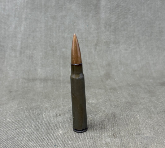 Original Inert German 7.92×57 Mauser Cartridge – kam St 5 1943 – HASAG, Occupied Poland