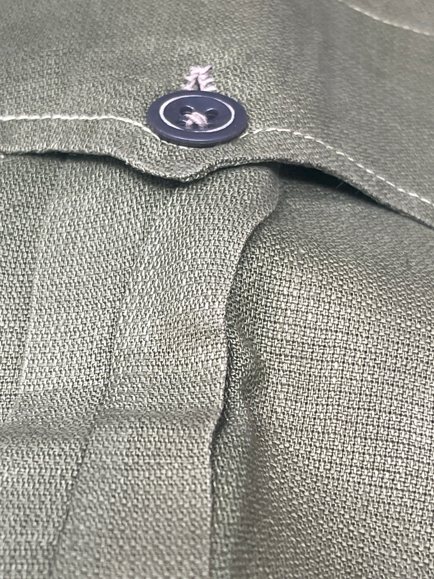 1950s British Army Jungle Green Shirt/Jacket – 48th Gurkha Division & Home Counties Brigade Badges (37–39" Chest)