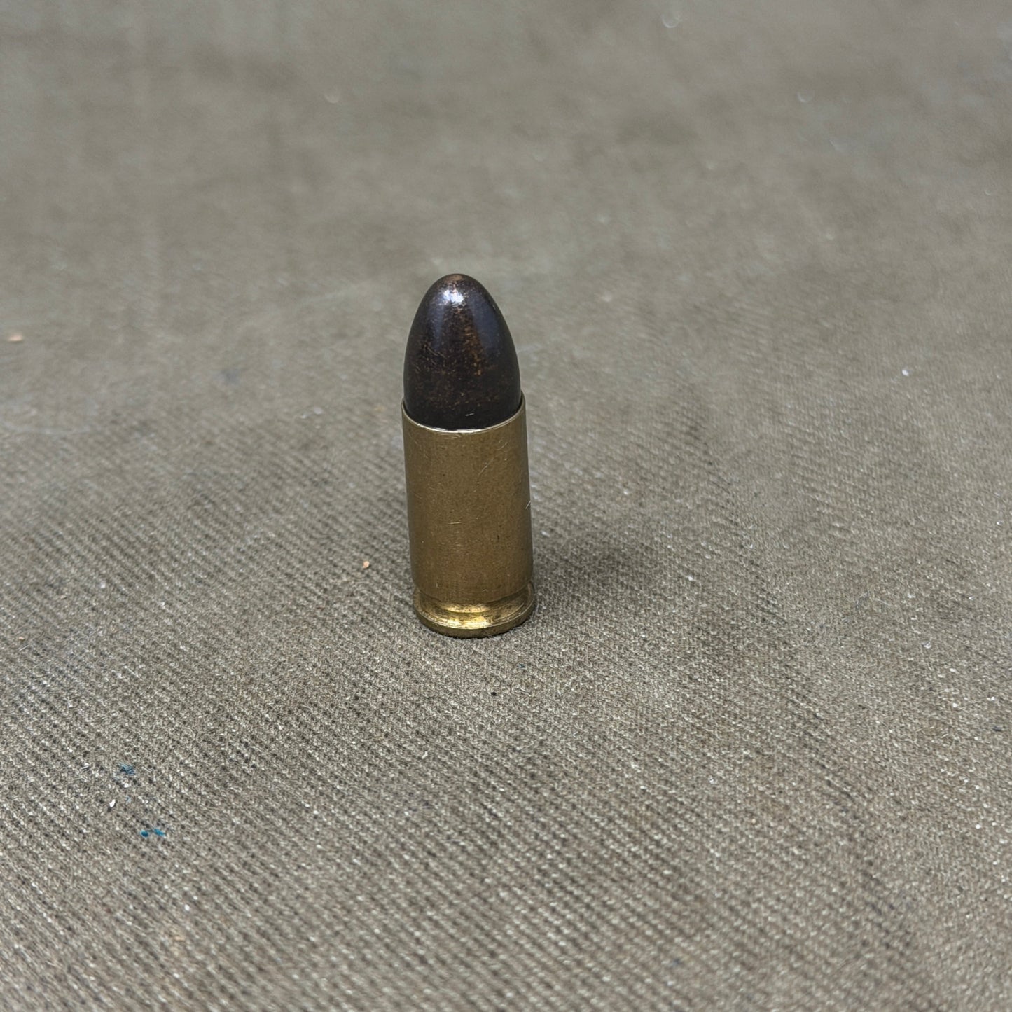 Original Inert WWII German 9mm Parabellum Cartridge – am 4 1941 – Gustloff-Werke