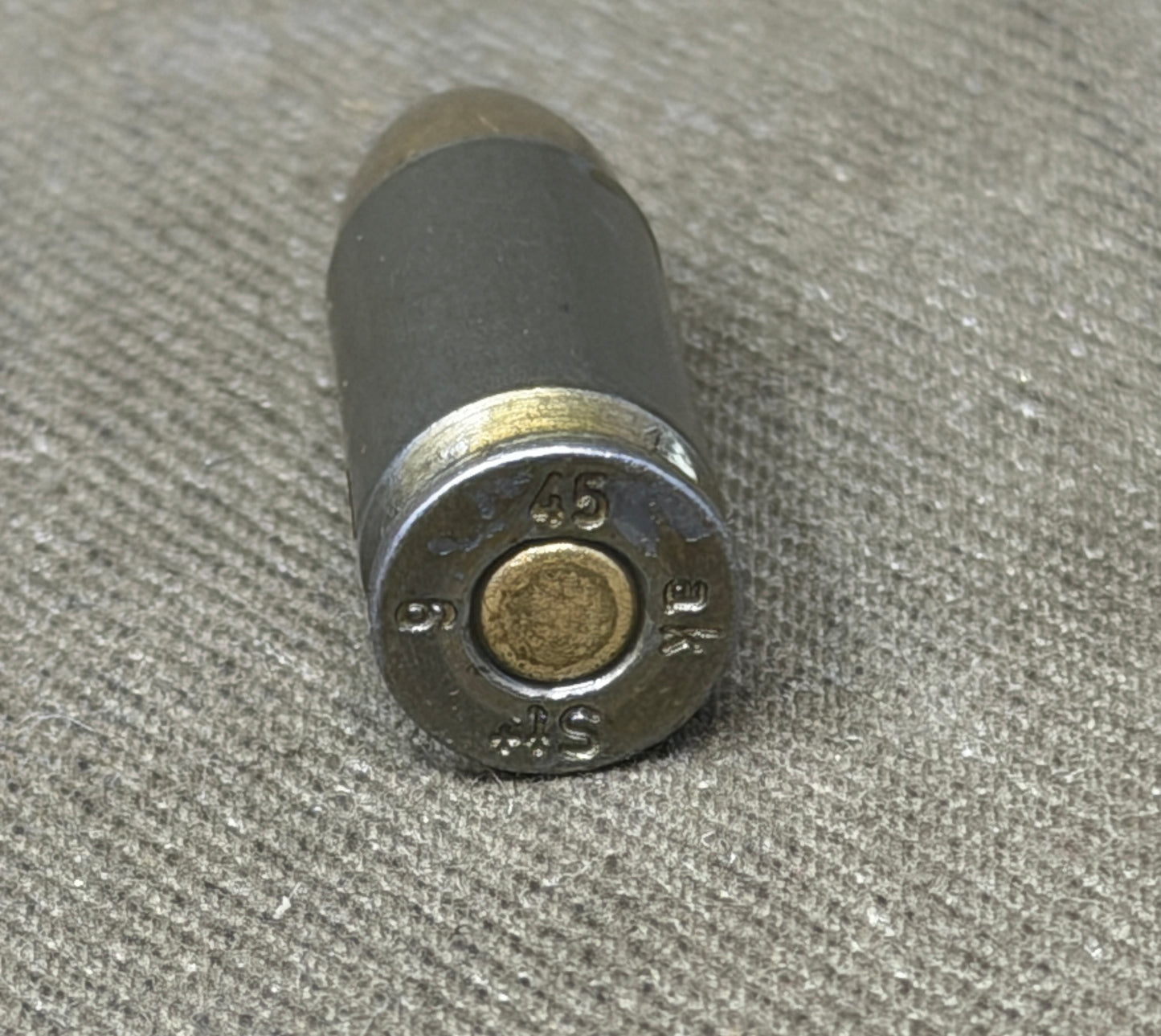 Original Inert WWII German 9mm Parabellum Cartridge – ak St 6 1945 – Sellier & Bellot