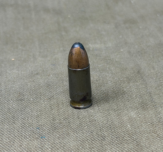 Original Inert WWII German 9mm Parabellum Cartridge – ak St 6 1944 – Sellier & Bellot