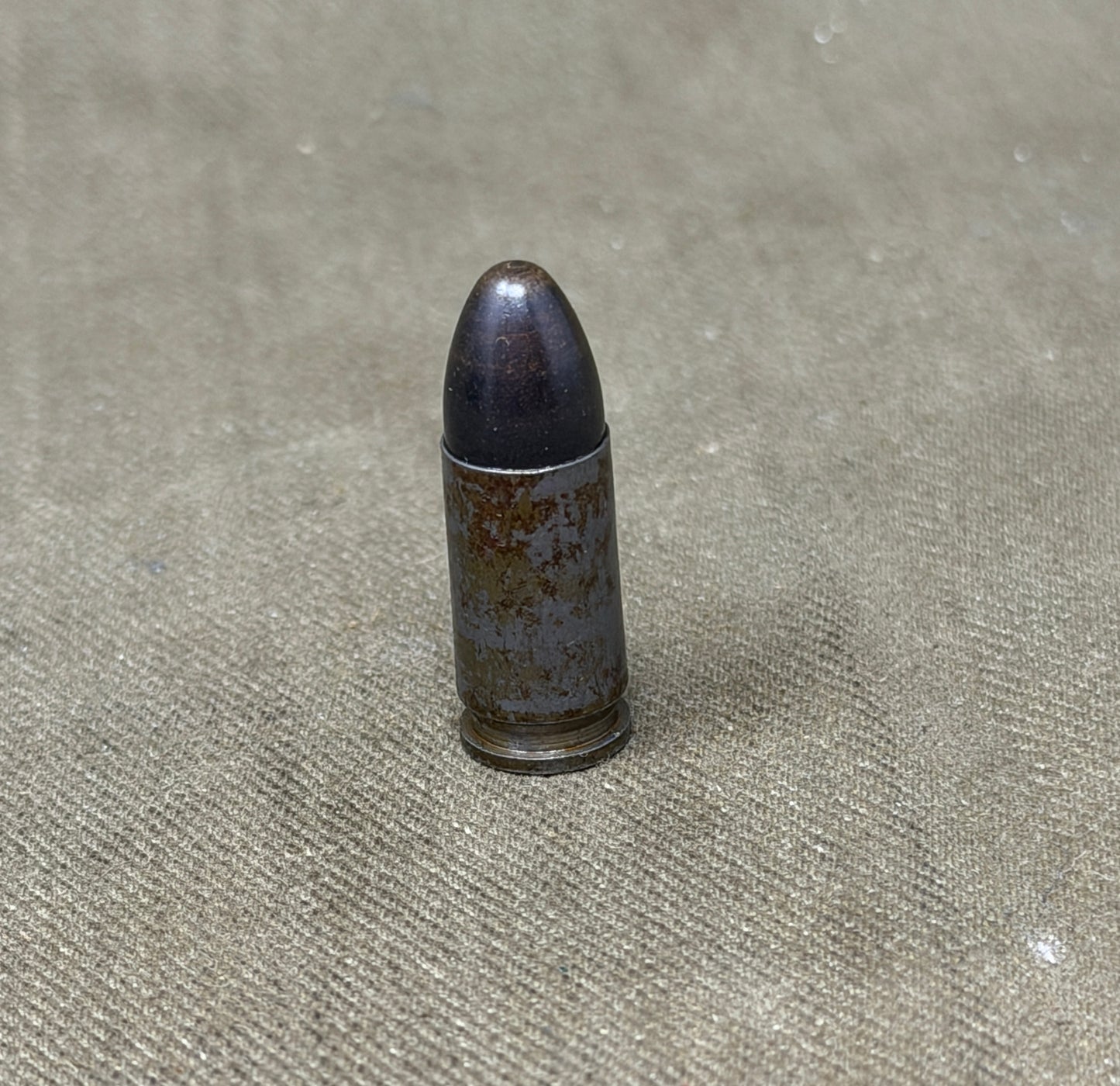 Original Inert WWII German 9mm Parabellum Cartridge – va S 12 1943 – Kabel- und Metallwerke Neumeyer A.-G.