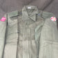 1950s British Army Jungle Green Shirt/Jacket – 48th Gurkha Division & Home Counties Brigade Badges (37–39" Chest)