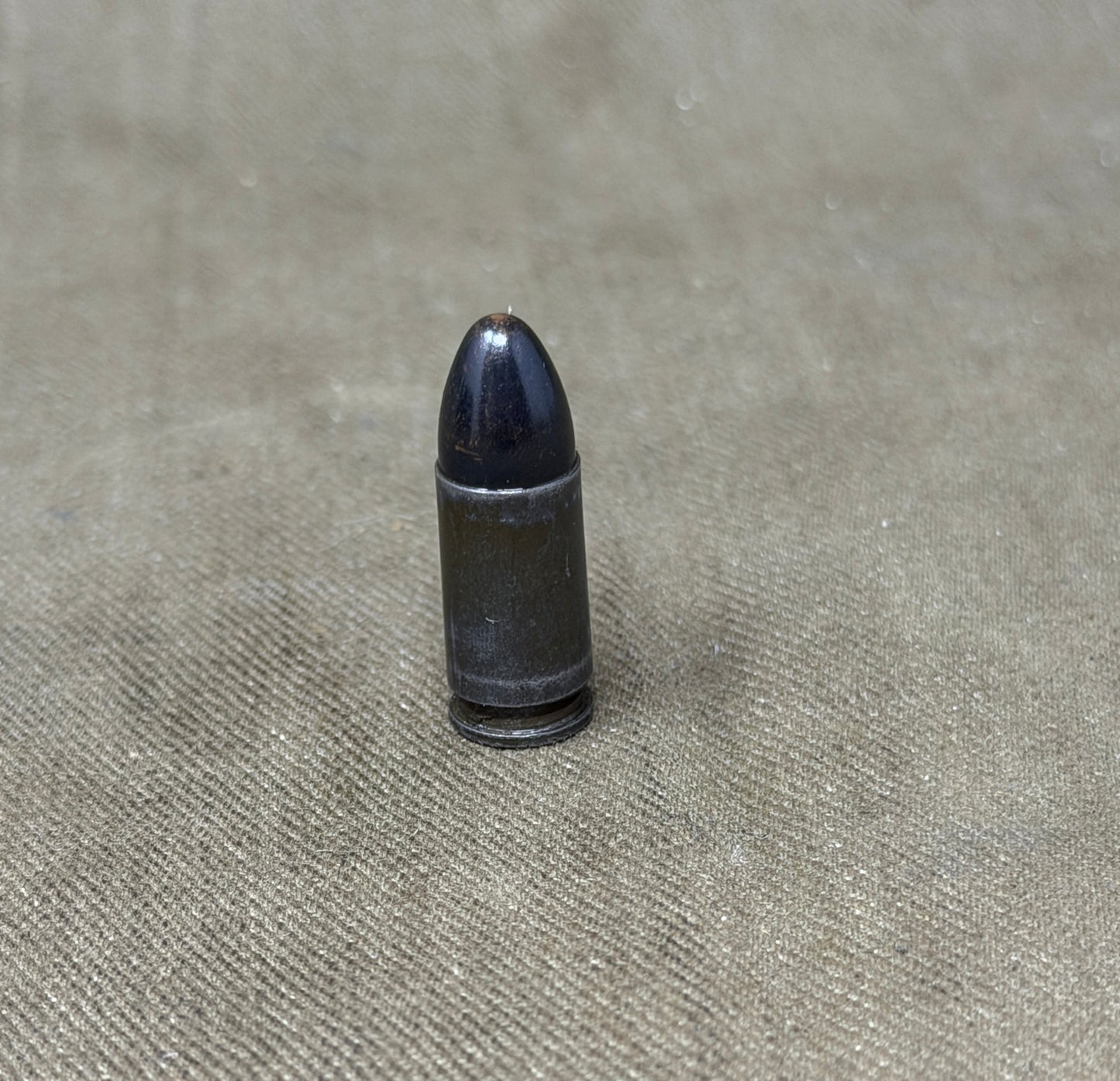 Original Inert WWII German 9mm Parabellum Cartridge – dou St 39 1943 – Waffenwerke Brünn
