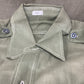 1950s British Army Jungle Green Shirt/Jacket – 48th Gurkha Division & Home Counties Brigade Badges (37–39" Chest)