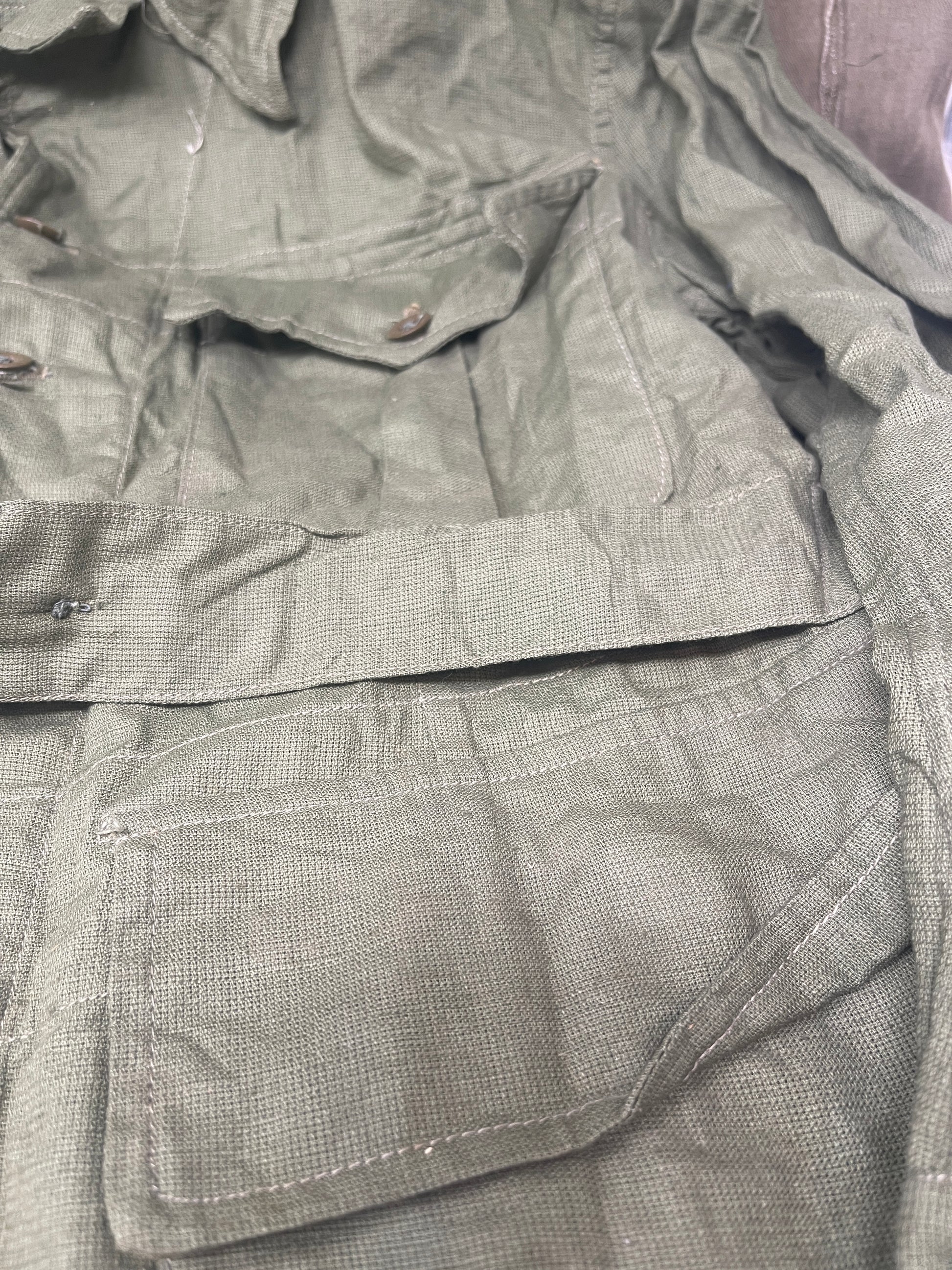 1950 Dated British Army Jungle Green  Bush Jacket  Size 4