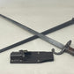 French M1874 Gras bayonet 20.5 inch, single edged, T section blade.