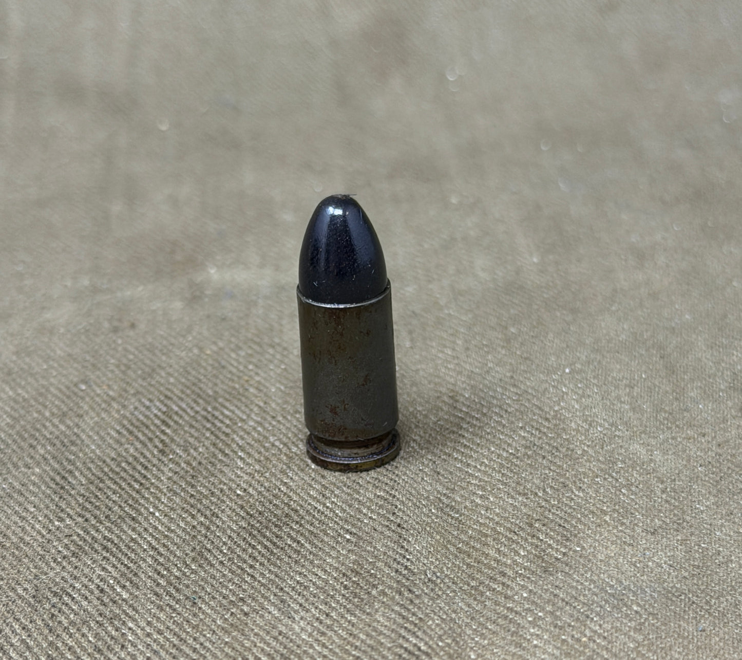 Original Inert WWII German 9mm Parabellum Cartridge – kam St 17 1943 – HASAG, Occupied Poland