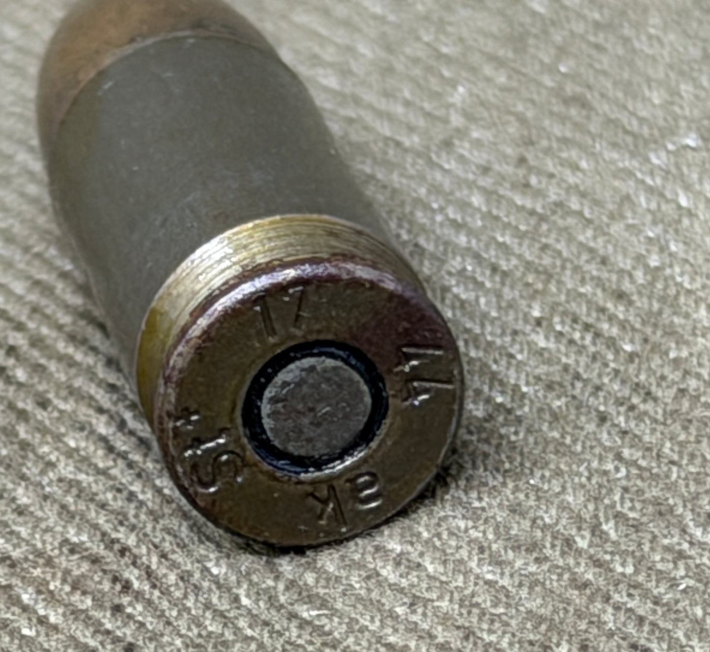 Original Inert WWII German 9mm Parabellum Cartridge – ak St 17 1944 – Sellier & Bellot, Vlašim