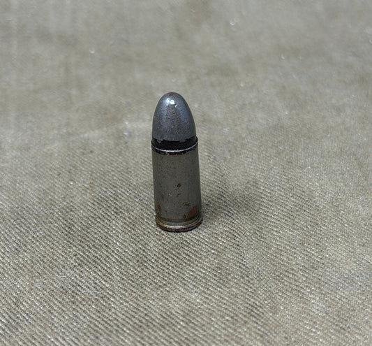 Original Inert WWII German 9mm Parabellum Cartridge – dnh St 9 1942 – RWS Werk Durlach