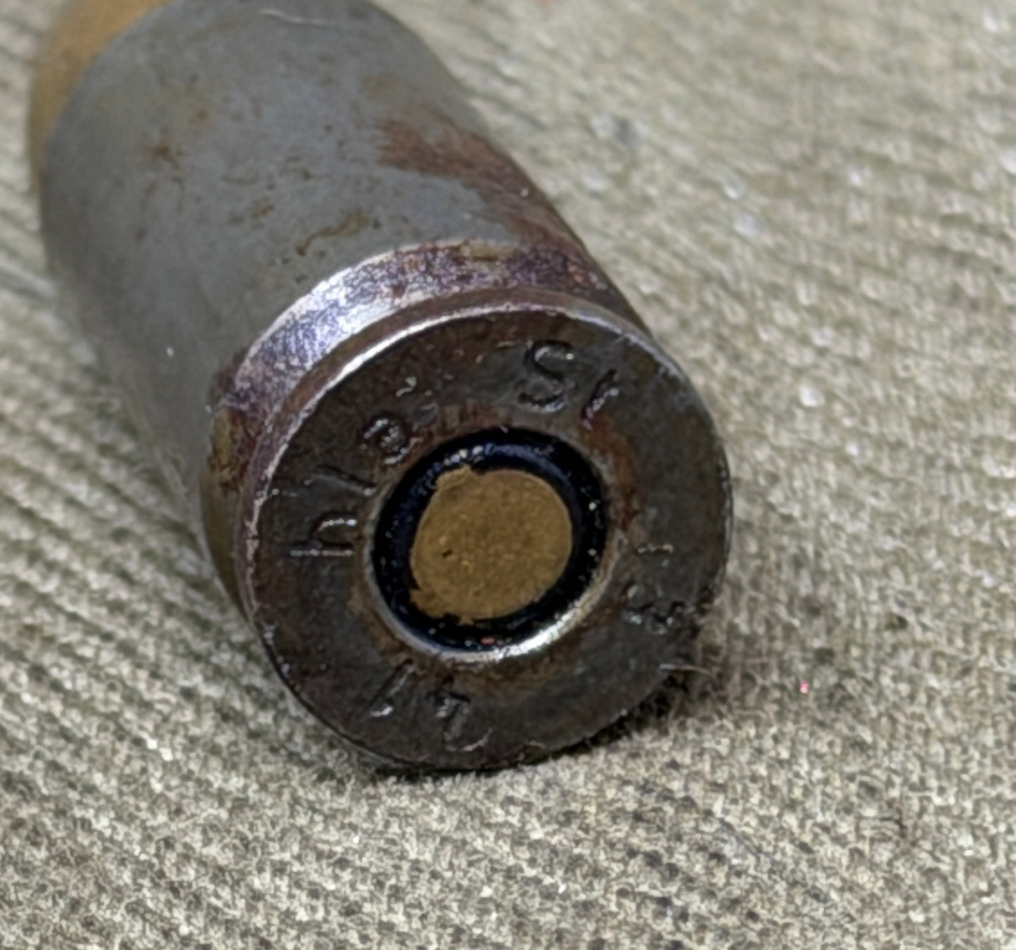 Original Inert WWII German 9mm Parabellum Cartridge – hla St 13 1941 – Metallwarenfabrik Treuenbrietzen