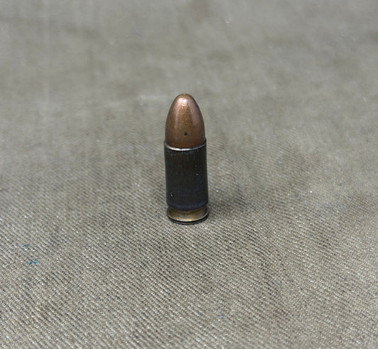 Original Inert WWII German 9mm Parabellum Cartridge – kam St 6 1944 – HASAG Skarżysko-Kamienna
