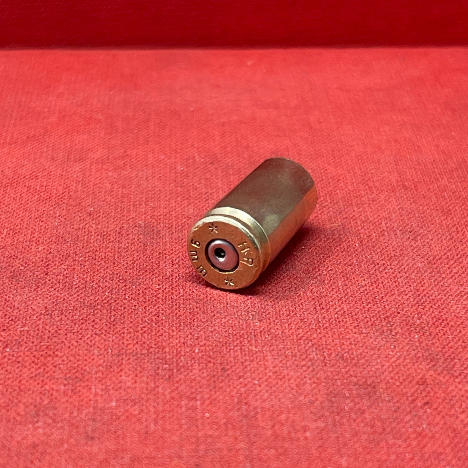 Empty 9mm Brass Cartridge Case