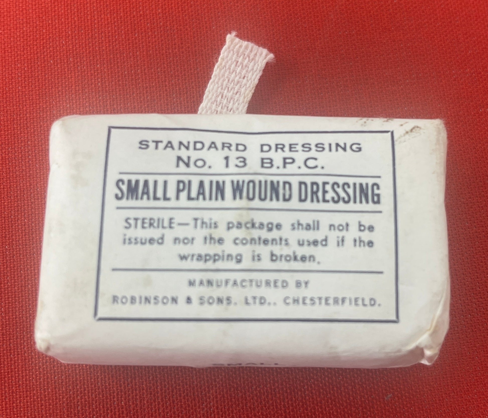 Standard No 13 B.P.C Small Wound Dressing