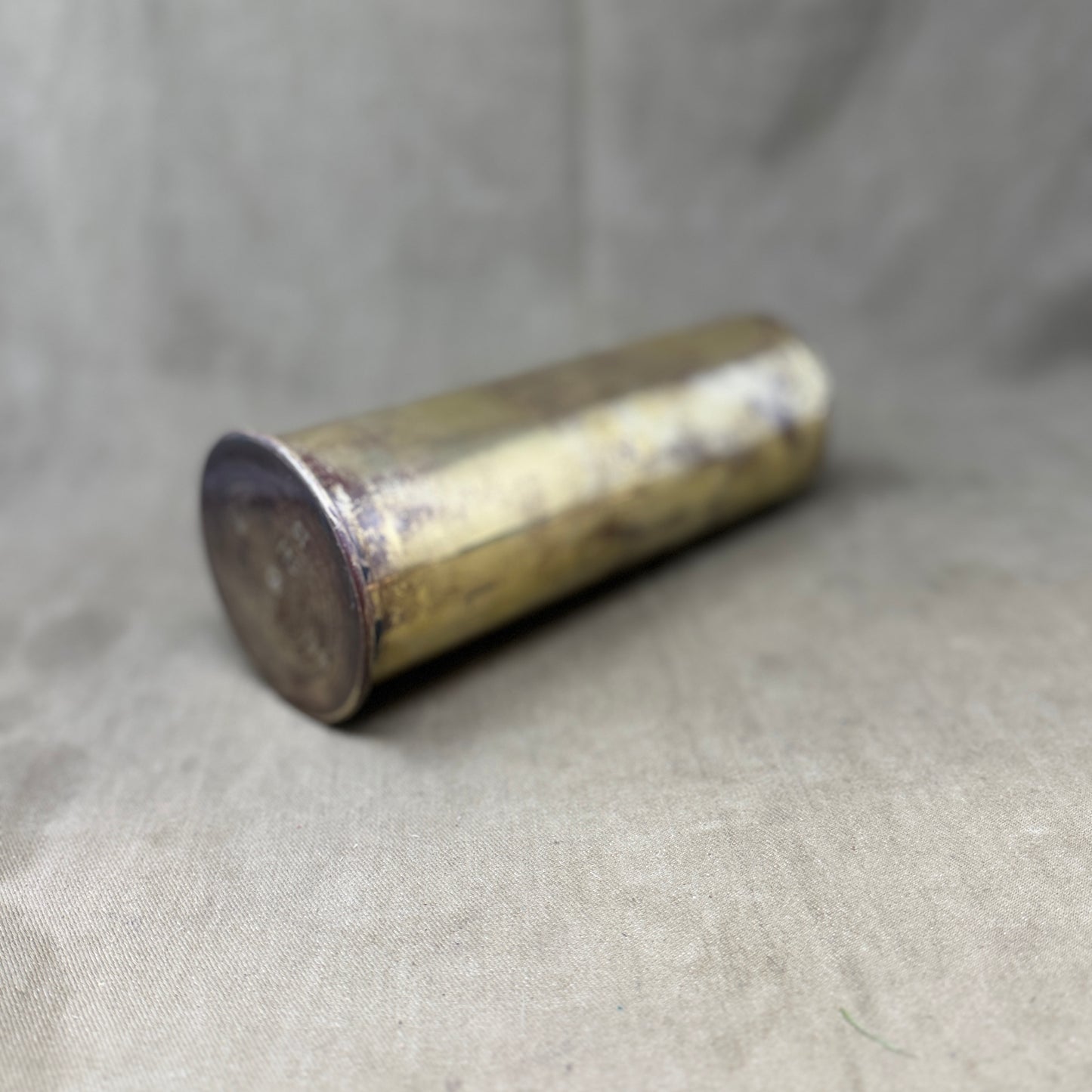 Original Imperial German WWI 7.7cm FK 96 n.A. Brass Shell Case – June 1918 Dated