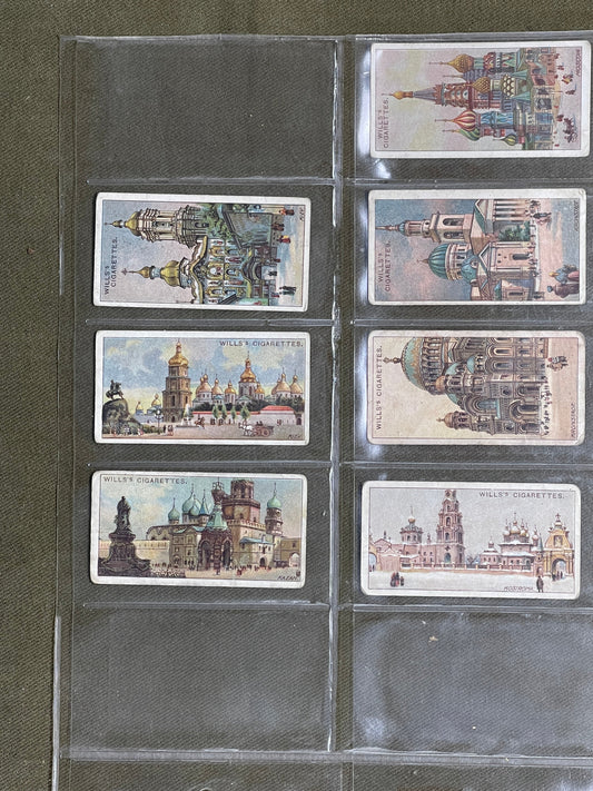 WD & HO Wills Gems of Russian Architecture 1916 Cards