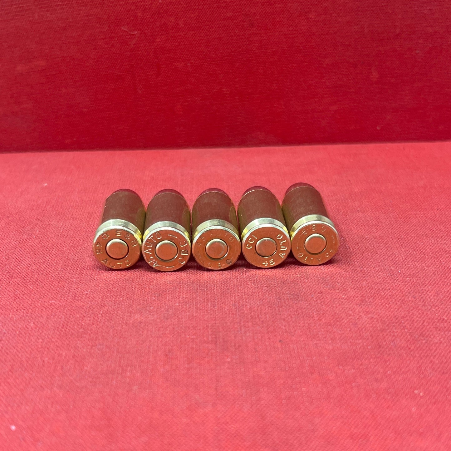 5 x .45 ACP Inert Round FMJ Round Nose