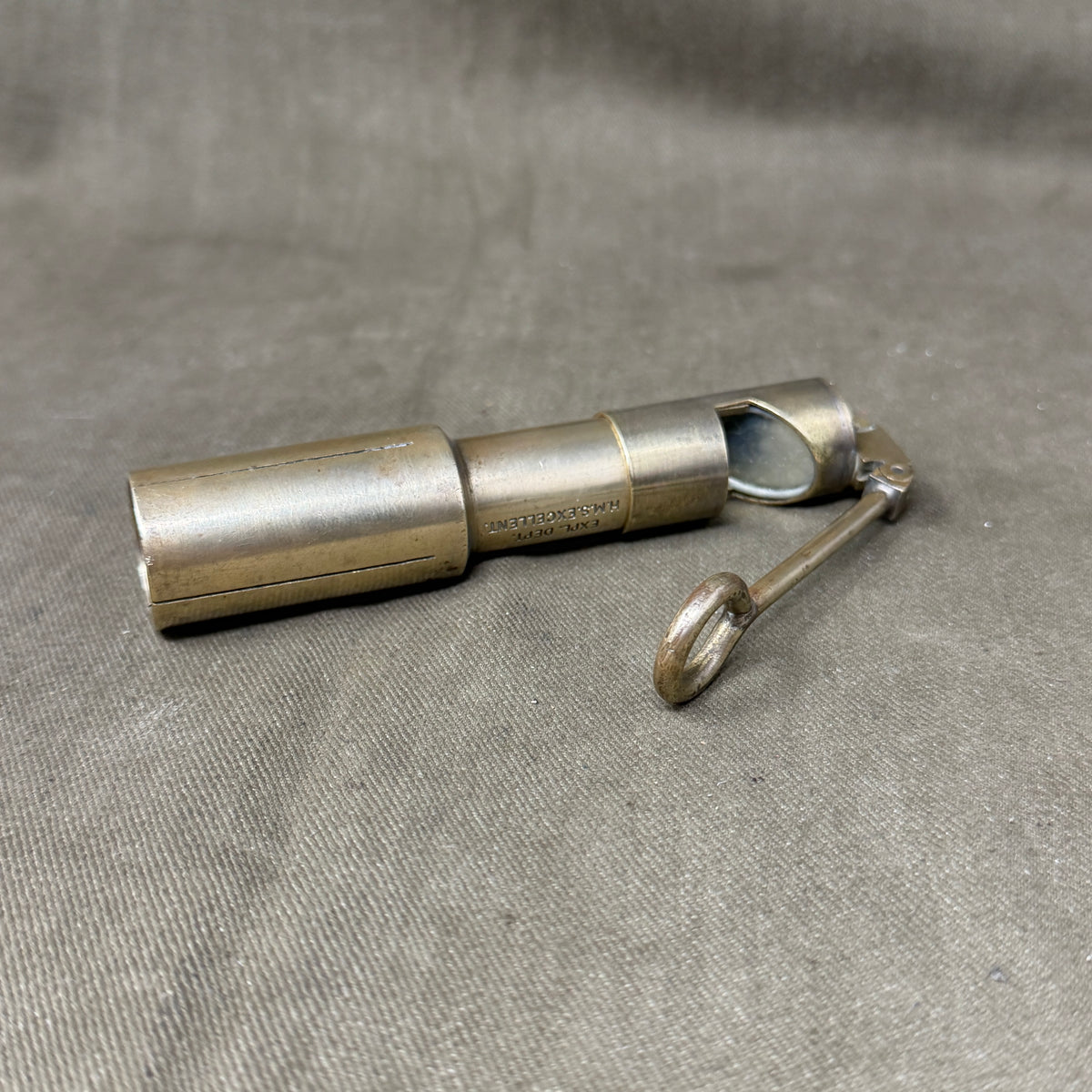 Rare Royal Navy Bore Reflector Inspection Tool – Expl. Dept. HMS Excellent