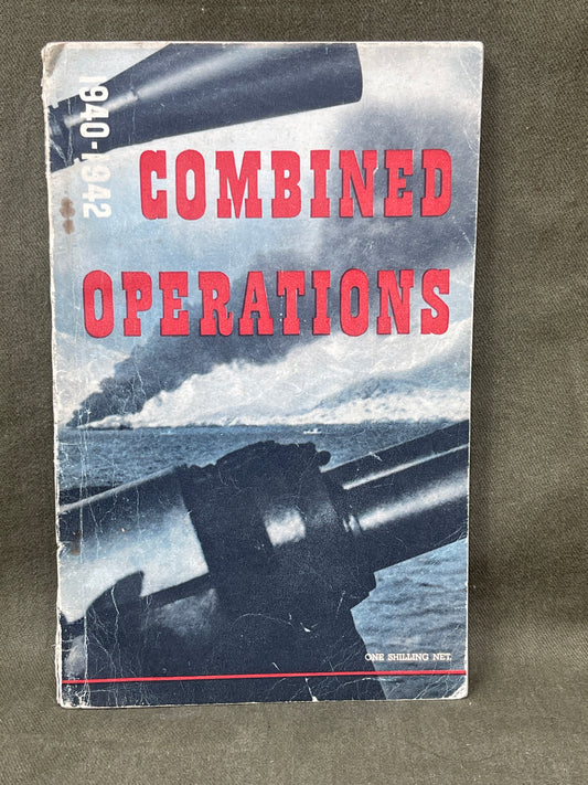 Combined Operations 1940-1942 - WW2 Paperback Book / HMSO Booklet