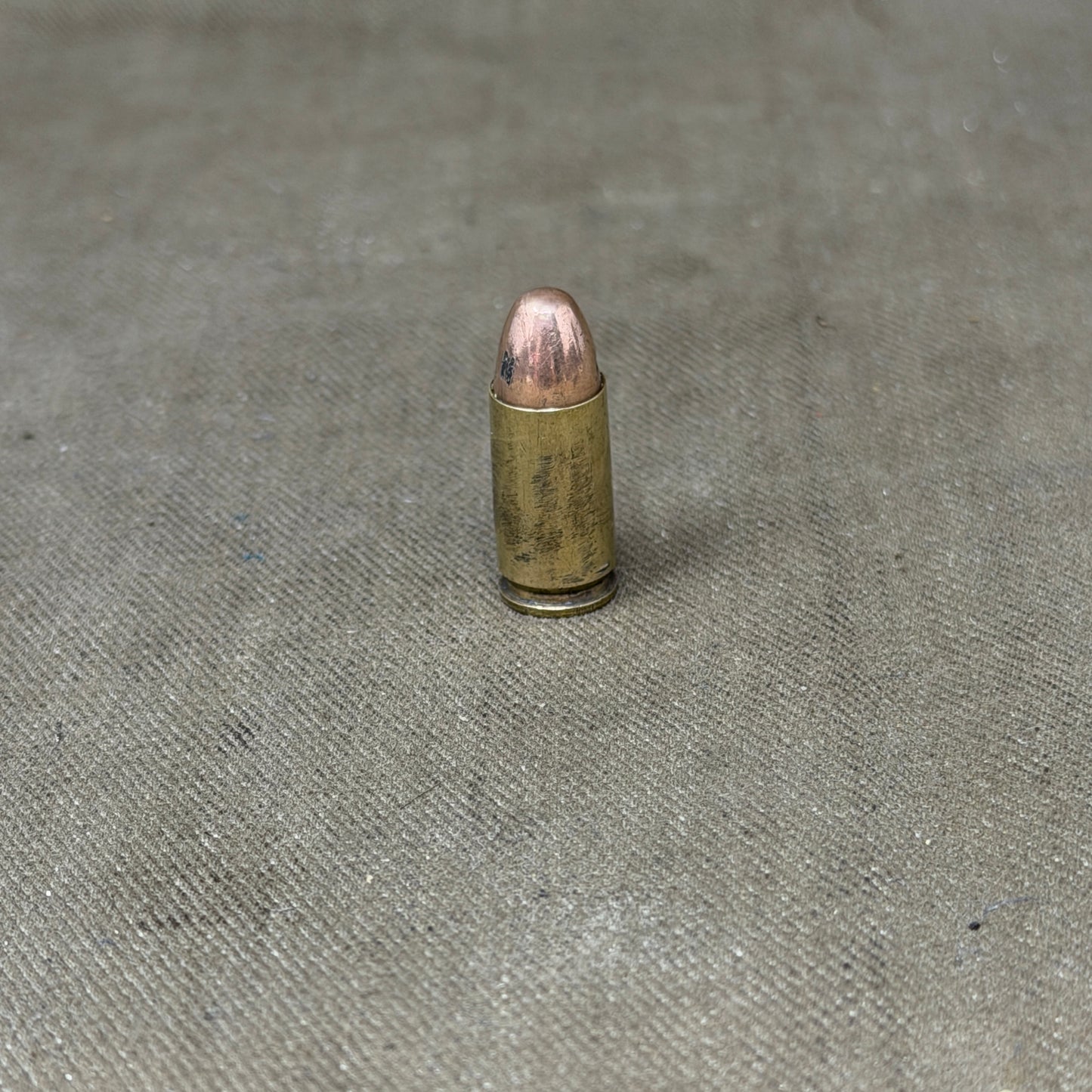 Original British WWII 1943 BE 9mm Parabellum Inert Cartridge – ROF Blackpole