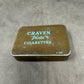 Original WWII British Army Craven Plain Cigarettes Ration Tin – 3 MB Marked