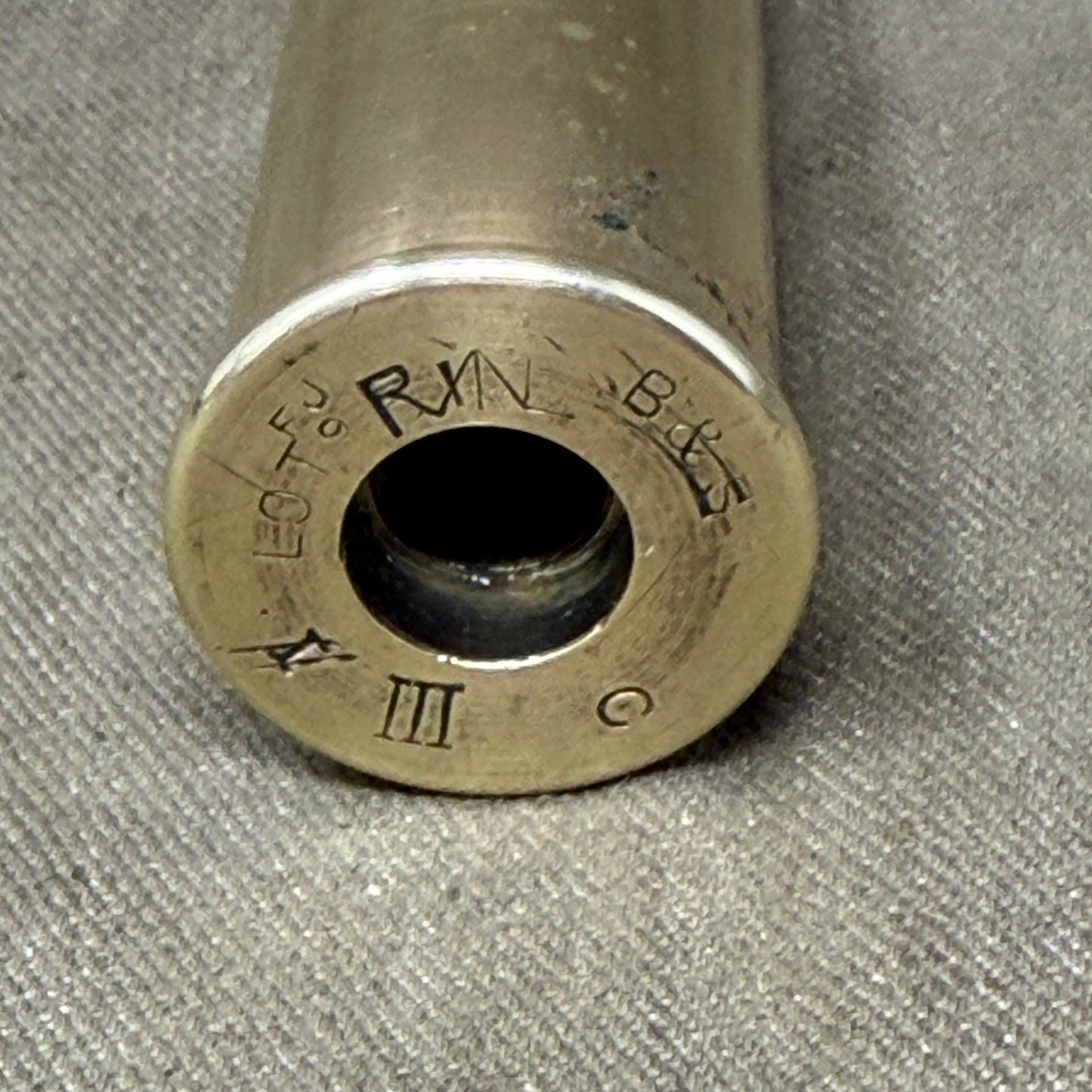 Original Royal Navy 1-Inch Aiming Tube Ball Cartridge Mk III