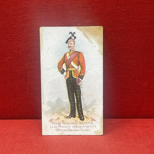 WD & HO Wills Scisssors Cigarette Cards Military Types 1908