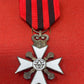 Belgian Civil Decoration for long service,2nd Class Silver Medal